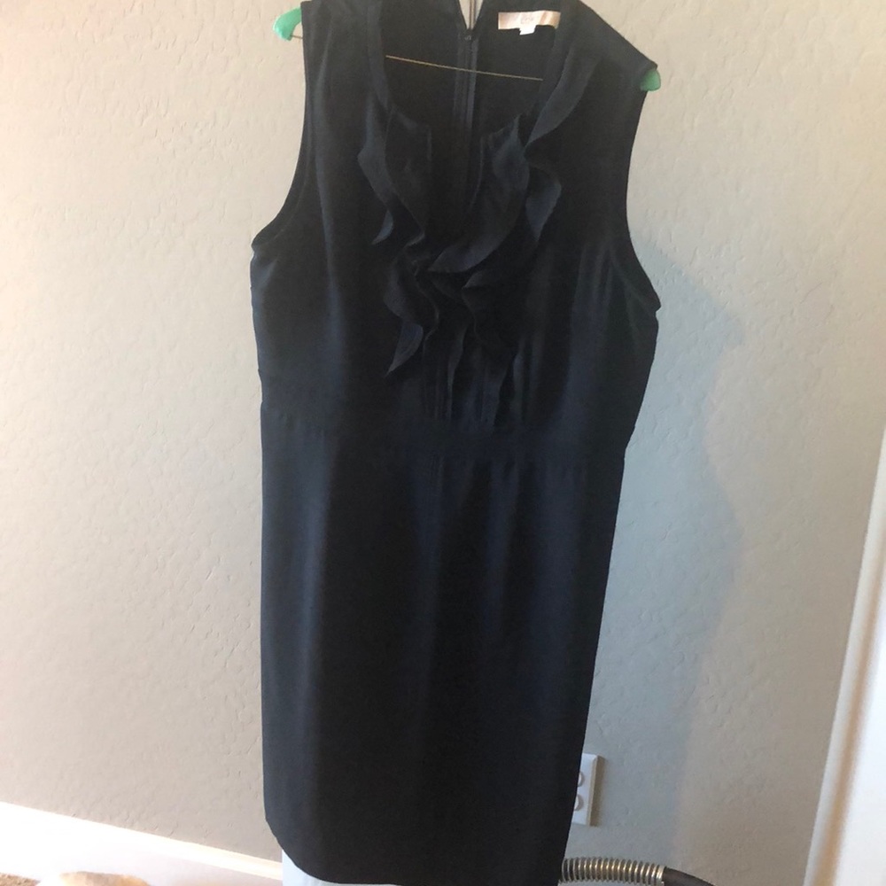 LOFT Black dress for work or cocktail.